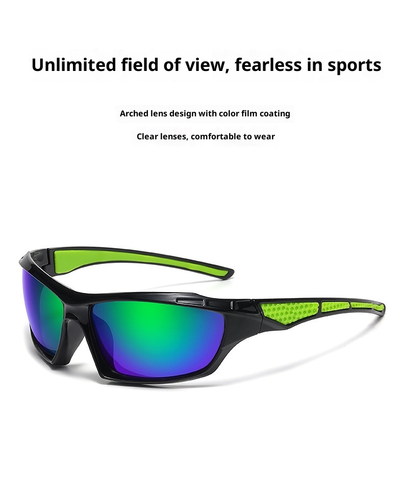 001 Nuevas gafas de sol deportivas para exteriores, resistentes al viento, a la arena y a las salpicaduras, ideales para esquí y montañismo. Gafas polarizadas para hombre y mujer._voghion.com