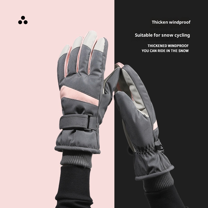 ActiveGo Winter Ski Voor Mannen En Vrouwen Buitensporten Fietsen Bergbeklimmen Sneeuw Warme Handschoenen Verdikt Winddicht Waterdicht_voghion.com