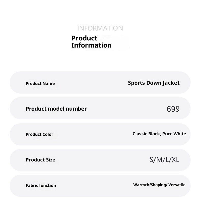 Giacca sportiva da donna in piumino d'anatra bianca, aderente, calda, a maniche lunghe, per yoga, corsa, all'aperto, autunno inverno_voghion.com