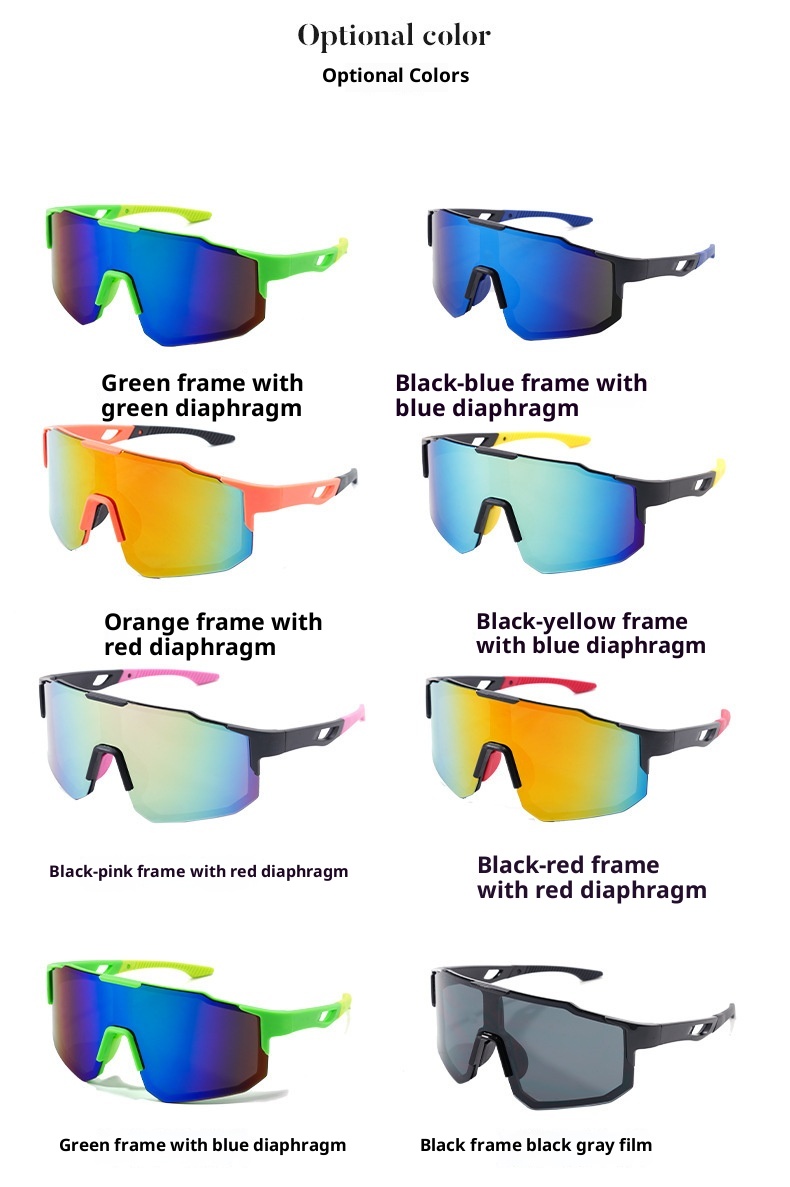 001 Cross-border Cycling Goggles Outdoor Sports Skiing Mountaineering Fishing Sun Protection Windproof Anti-fog Unisex Full_voghion.com