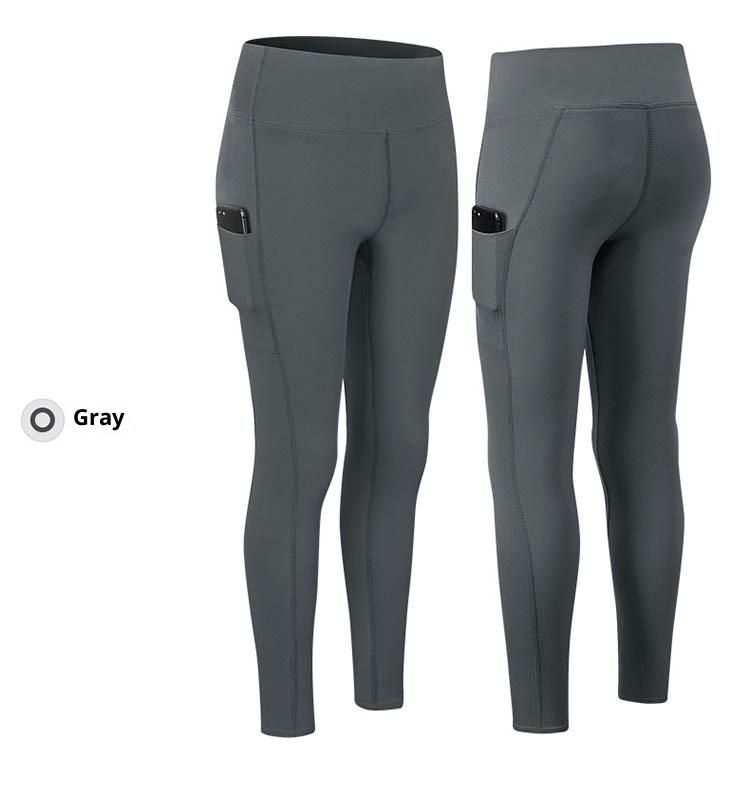 New Double-Sided Brocade Bare Sensation Yoga For Women With Pockets, High Waist, Tummy Control, Hip Lift, Sports Fitness_voghion.com