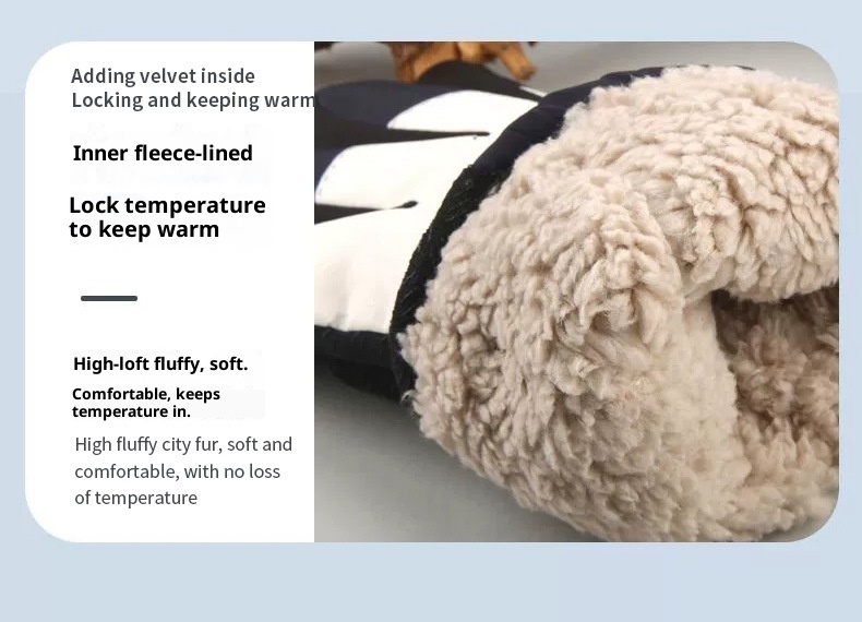 Gants de ski d'hiver ActiveGo pour hommes et femmes, gants de cyclisme chauds, imperméables et antidérapants en polaire épaisse et coton pour couples._voghion.com