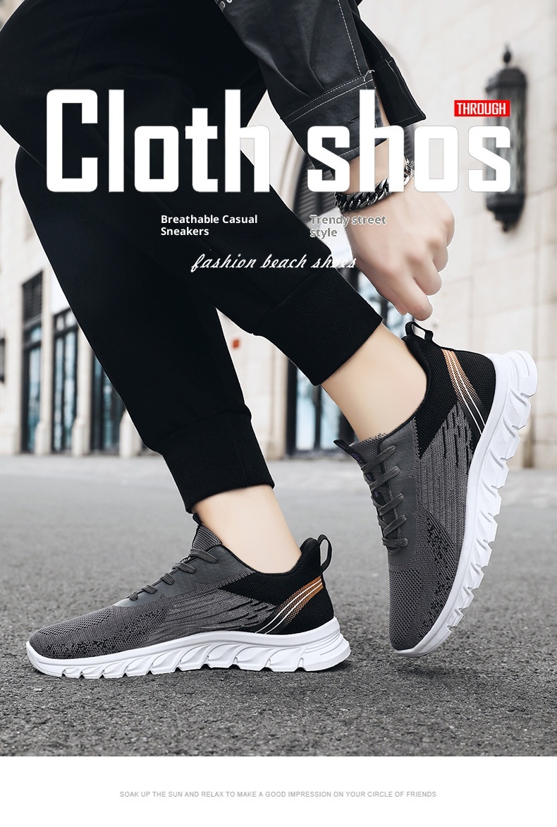 001 2025 Autumn New Sneakers Export Men's One-Piece Dropshipping Lace-Up Running Fashion Trend Shoes For Men_voghion.com