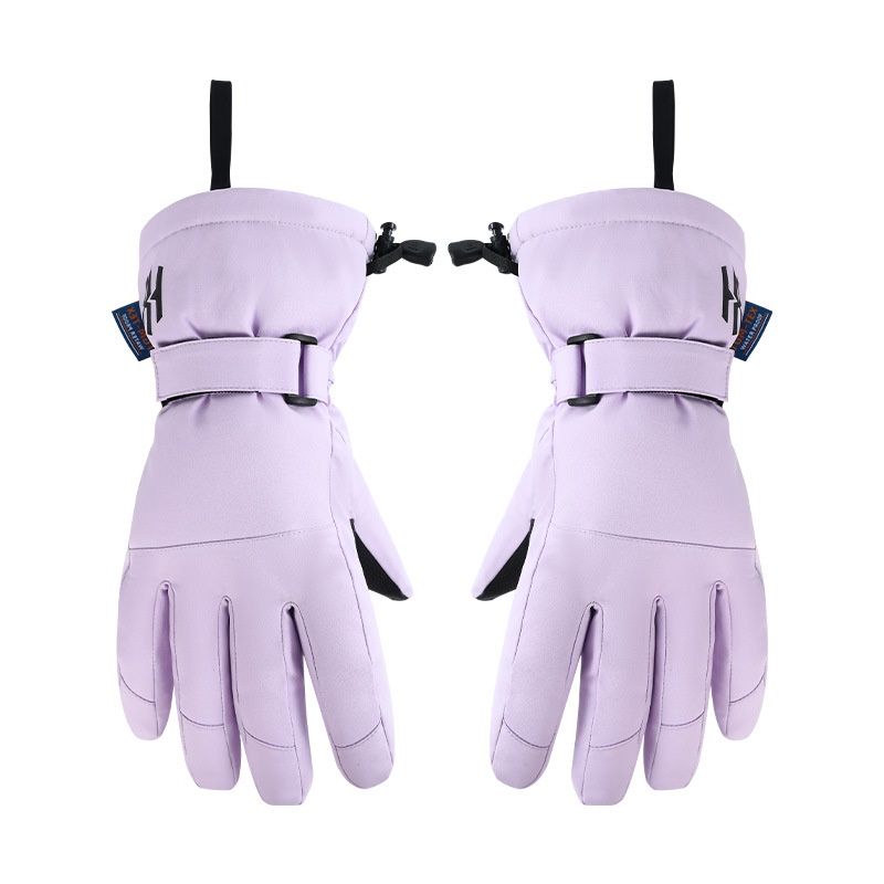 ActiveGo Sports Outdoor Ski voor dames Winter Fleece gevoerde verdikte fietshandschoenen Koudebestendig Touchscreen Waterdichte warme handschoenen_voghion.com