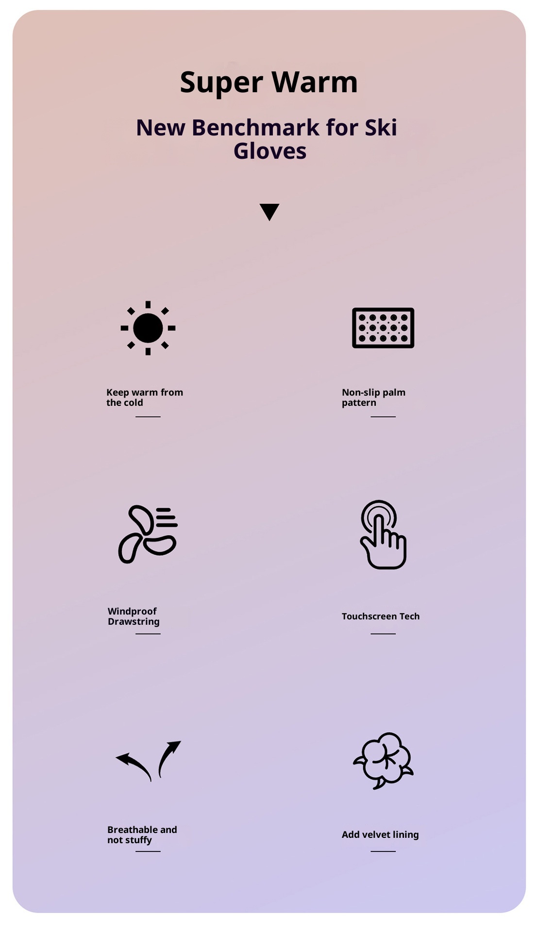 ActiveGo Damen-Skihandschuhe, kältebeständig, warm, Touchscreen-geeignet, wasserdicht, ideal für Radfahren, Studentensport, Outdoor-Sportarten, Schneespiele, Winter, Fleece-gefüttert_voghion.com