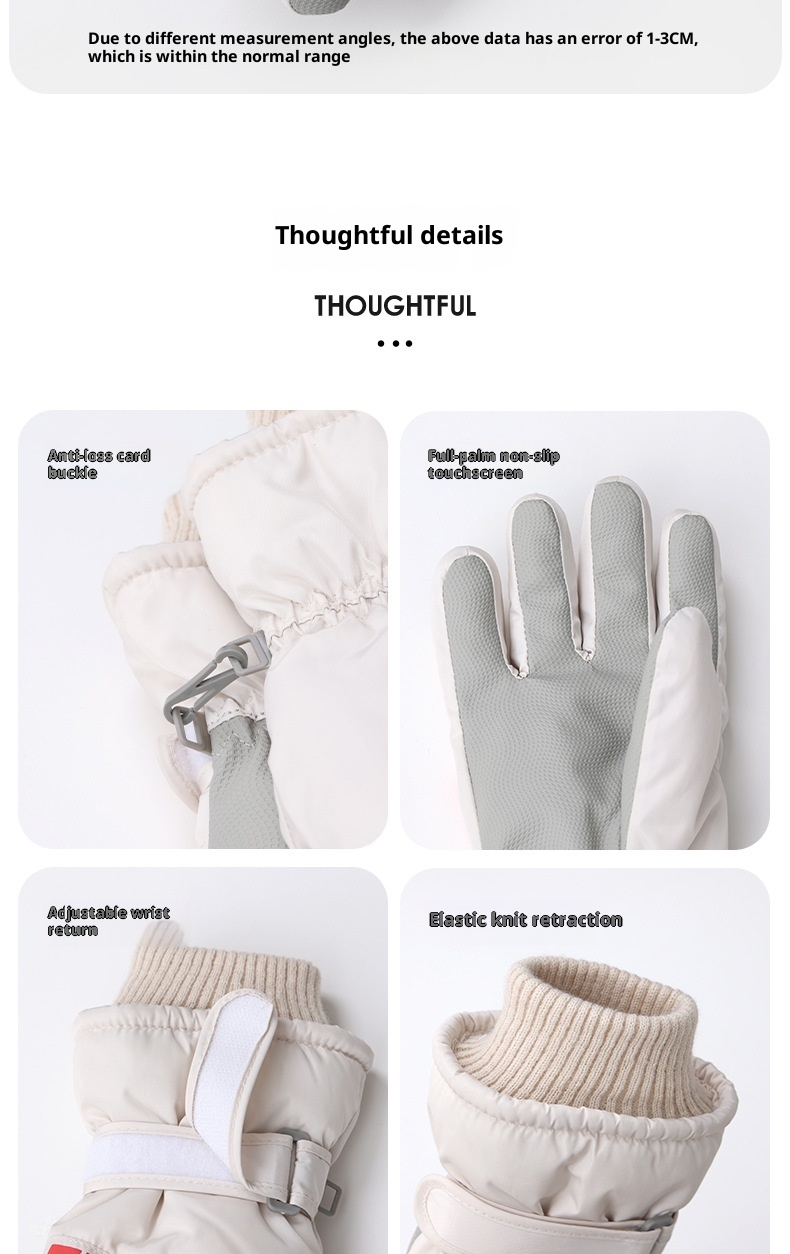 ActiveGo Winter For Women, Warm And Cold-Proof, Outdoor Sports Skiing, Fleece-Lined, Thickened, Waterproof,_voghion.com