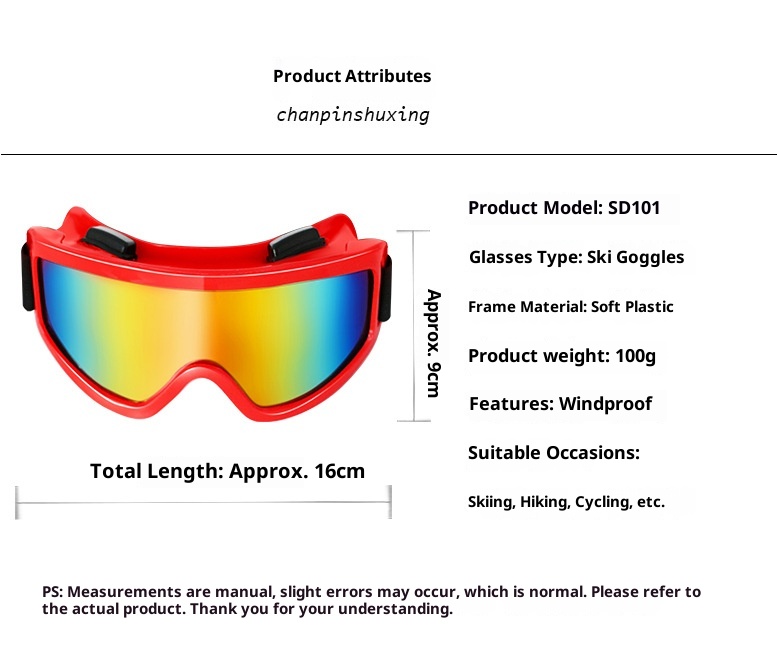 001 X400 Cycling Tactical Glasses Ski Single Layer Windproof Lightproof Unisex Equipment Snow Sports Outdoor Goggles_voghion.com