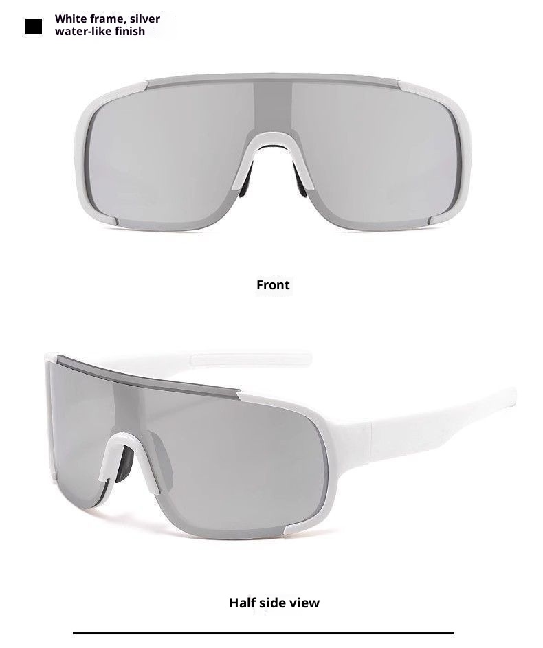 Lunettes de ski/vélo de montagne/route/VTT à monture large, coupe-vent, pour activités de plein air (001)._voghion.com