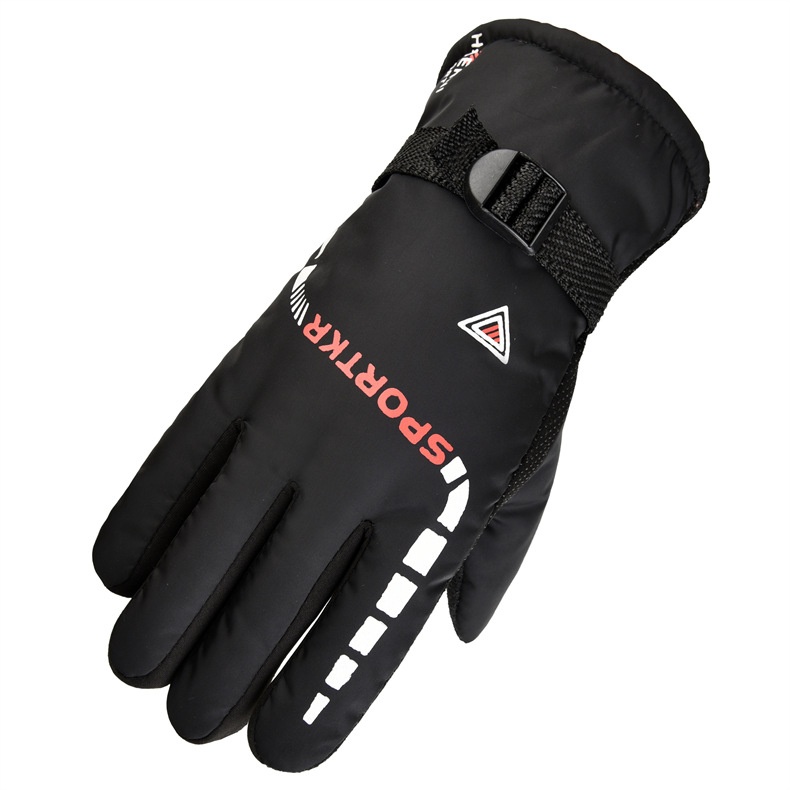 ActiveGo Men's Winter Warm Electric Bike Motorcycle Riding Fleece Lined Thickened Outdoor Sports Ski Gloves_voghion.com