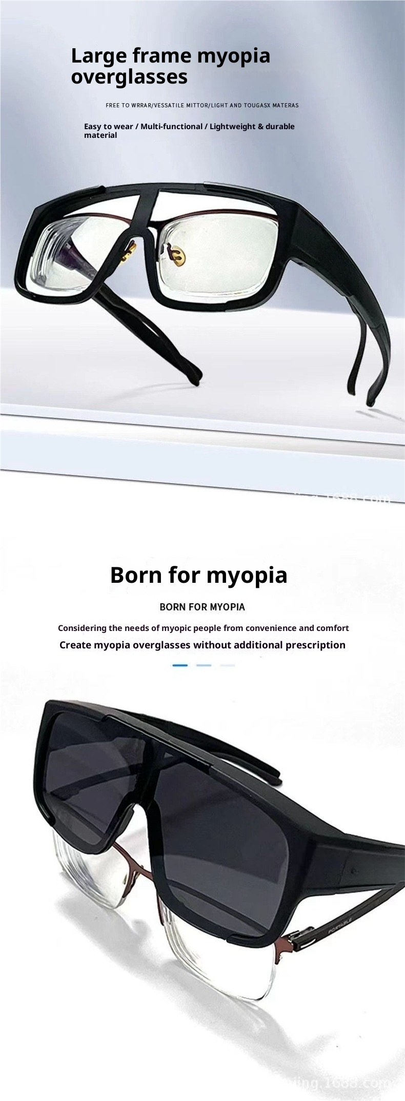 001 Fietsbril op sterkte Bergsport Zonnebril Heren Buitensport Winddicht Voor Dames Skibril Beschermende Bril_voghion.com