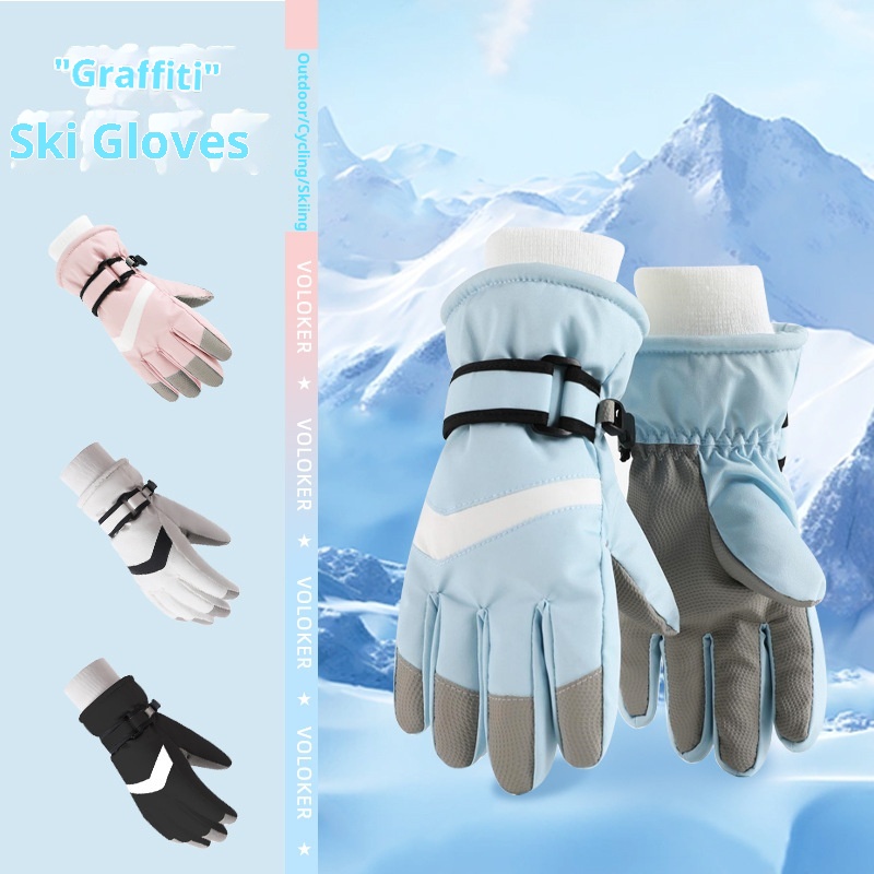 ActiveGo Children's Ski Gloves Factory Direct Wholesale Boys And Girls Full Sizes Winter Outdoor Skiing Snow Play Essentials Can_voghion.com