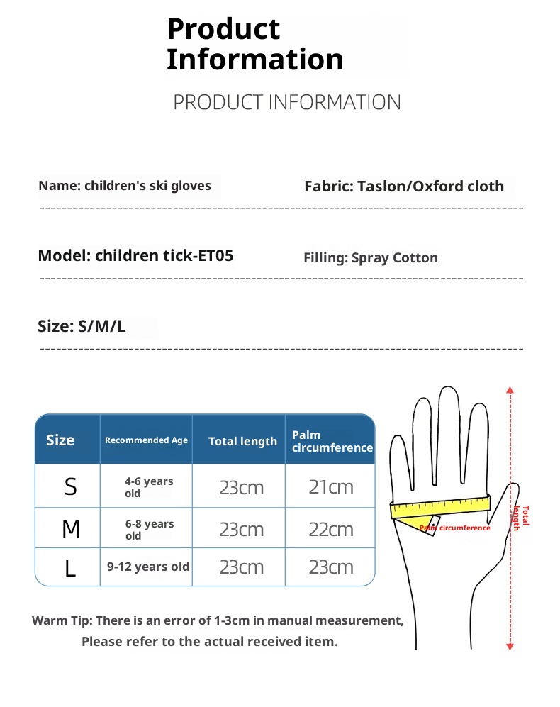 ActiveGo Children's Ski Gloves Factory Direct Wholesale Boys And Girls Full Sizes Winter Outdoor Skiing Snow Play Essentials Can_voghion.com
