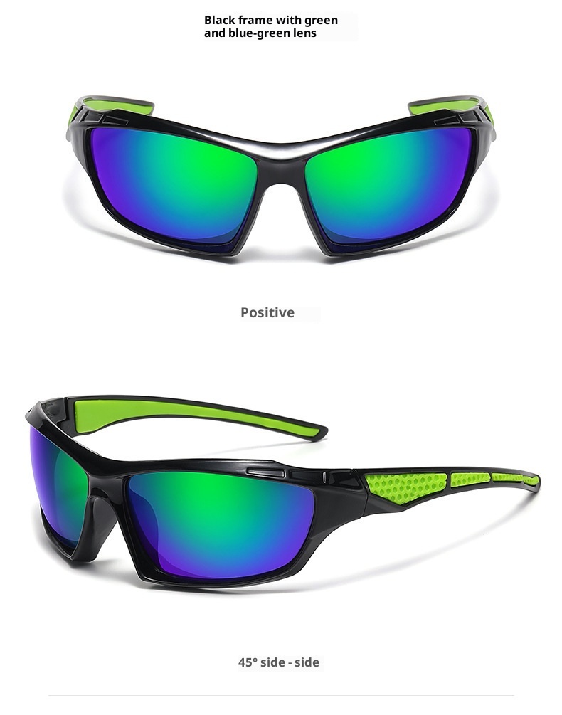 001 Nuevas gafas de sol deportivas para exteriores, resistentes al viento, a la arena y a las salpicaduras, ideales para esquí y montañismo. Gafas polarizadas para hombre y mujer._voghion.com