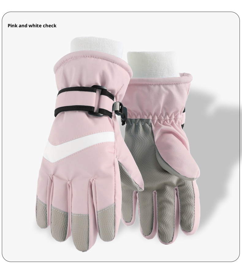 001 Volwassen Ski Fleece-gevoerde Warme Nieuwe Winter Fiets Outdoor Mannen en Vrouwen Touchscreen Handschoenen Fabriek Directe Verkoop_voghion.com