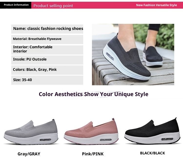 001 Scarpe da ballo casual estive nuove 2023 alla moda, comode, traspiranti, versatili, slip-on, a dondolo_voghion.com