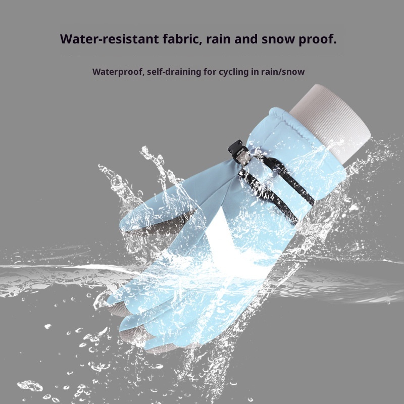 001 Volwassen Ski Fleece-gevoerde Warme Nieuwe Winter Fiets Outdoor Mannen en Vrouwen Touchscreen Handschoenen Fabriek Directe Verkoop_voghion.com