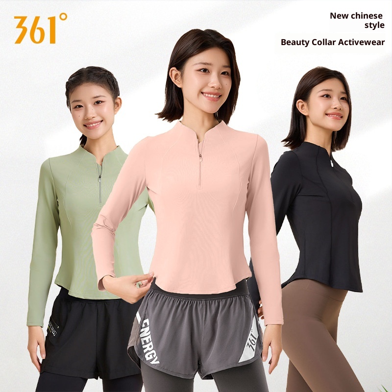 361 Abbigliamento Fitness Donna Set 2025 Nuovo Autunno Inverno Sportivo di Alta Qualità Corsa Mattutina Yoga Top Per Donna_voghion.com