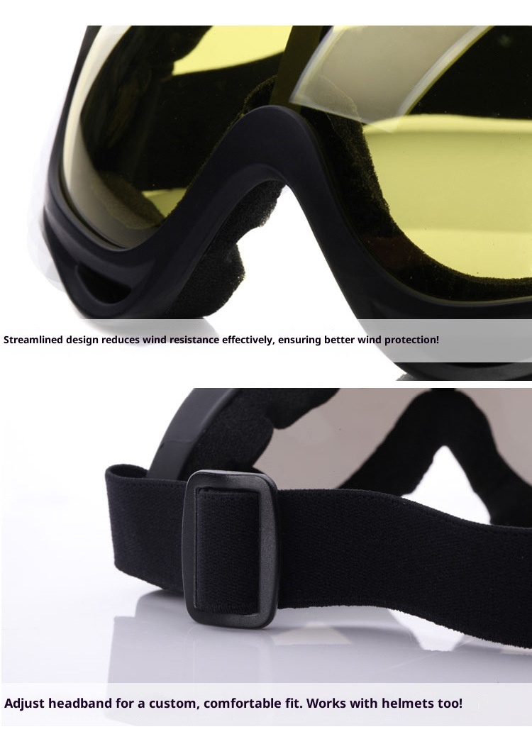001 X400 Unisex Sports Protective Windproof Children's Ski Goggles Outdoor Motorcycle Riding Glasses_voghion.com