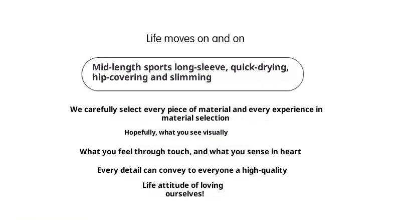 T-shirt de sport respirant à manches longues, idéal pour le printemps et l'été, couvrant les hanches et amincissant le dos, parfait pour le yoga, la course à pied et le fitness._voghion.com