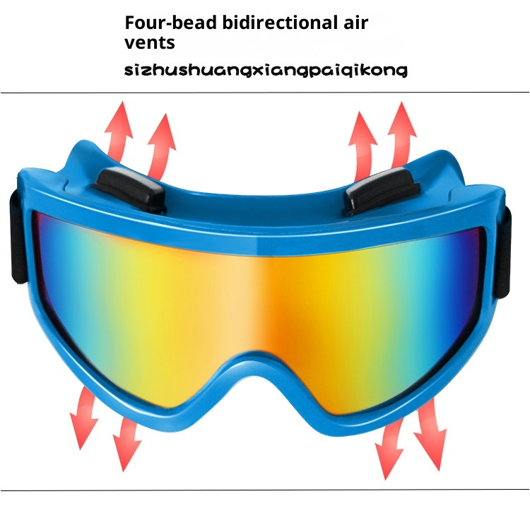 001 X400 Cycling Tactical Glasses Ski Single Layer Windproof Lightproof Unisex Equipment Snow Sports Outdoor Goggles_voghion.com