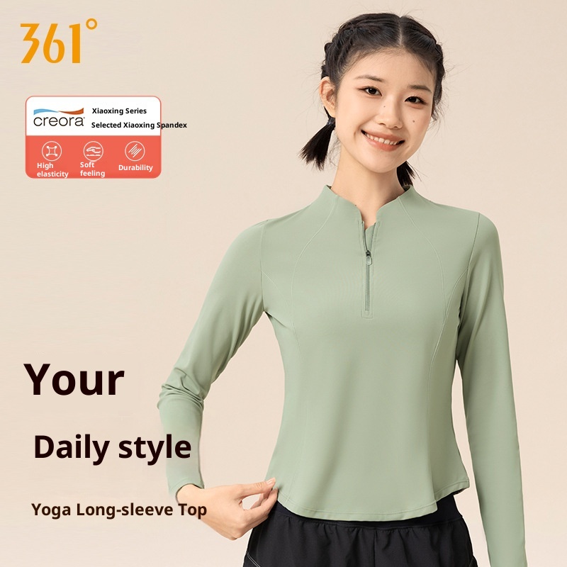 361 Abbigliamento Fitness Donna Set 2025 Nuovo Autunno Inverno Sportivo di Alta Qualità Corsa Mattutina Yoga Top Per Donna_voghion.com