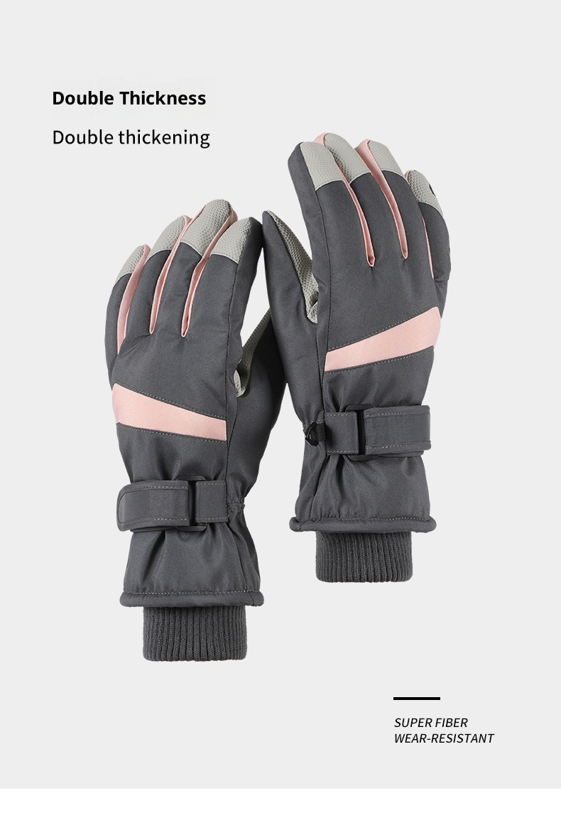 ActiveGo Winter Ski Voor Mannen En Vrouwen Buitensporten Fietsen Bergbeklimmen Sneeuw Warme Handschoenen Verdikt Winddicht Waterdicht_voghion.com