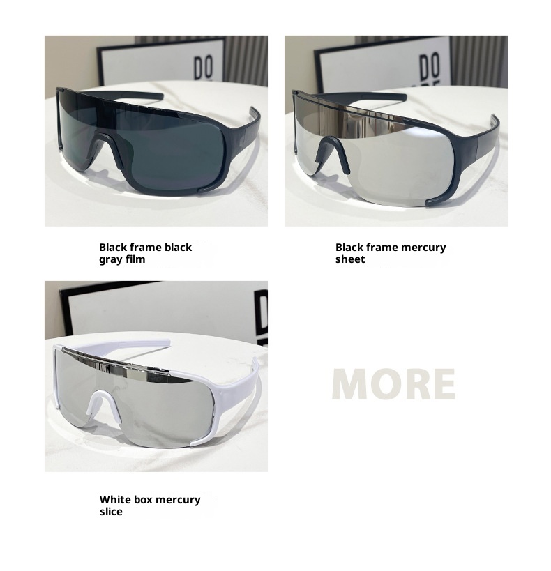 Gafas de esquí y montaña para hombre, resistentes al viento, para ciclismo y deportes al aire libre, con montura grande y gafas de sol integradas. Modelo 001._voghion.com