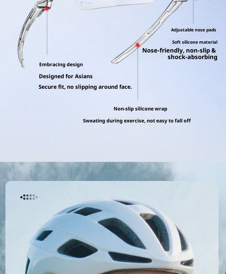 Lunettes de cyclisme intelligentes à changement de couleur 001 pour hommes et femmes, protection UV, lunettes de vélo, de course à pied et de ski en extérieur, résistantes à la poussière_voghion.com