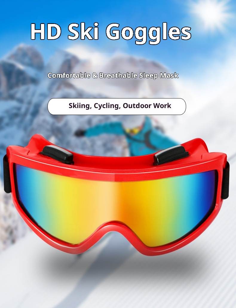 001 X400 Cycling Tactical Glasses Ski Single Layer Windproof Lightproof Unisex Equipment Snow Sports Outdoor Goggles_voghion.com