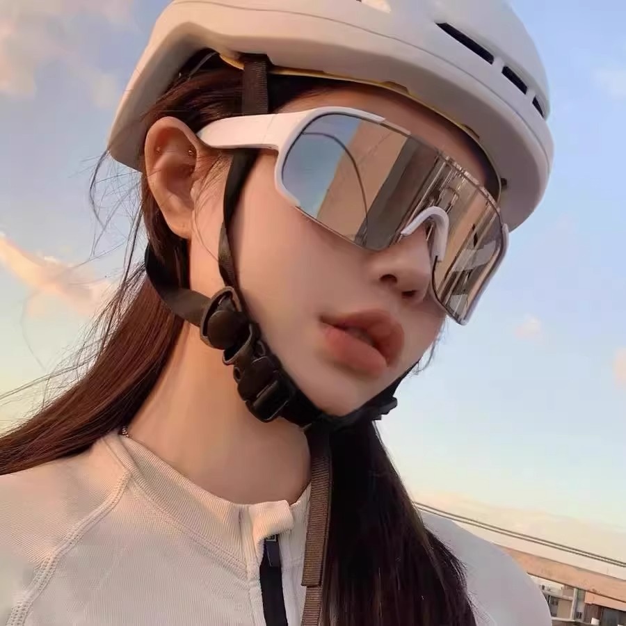 001 Riding Day Night Dual-use Sunglasses For Men And Women, Large Face Windproof Photochromic Cycling Glasses, Trendy_voghion.com