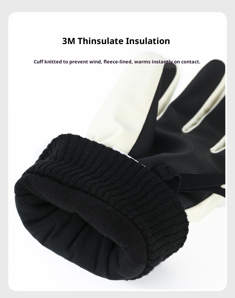 ActiveGo Sports Outdoor Ski voor dames Winter Fleece gevoerde verdikte fietshandschoenen Koudebestendig Touchscreen Waterdichte warme handschoenen_voghion.com