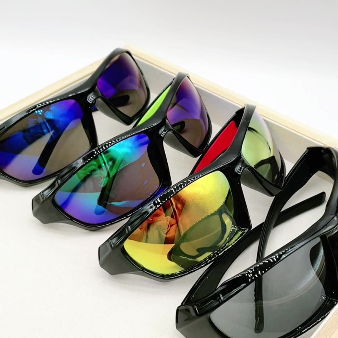 001 Nuevas gafas de sol deportivas para exteriores, resistentes al viento, a la arena y a las salpicaduras, ideales para esquí y montañismo. Gafas polarizadas para hombre y mujer._voghion.com