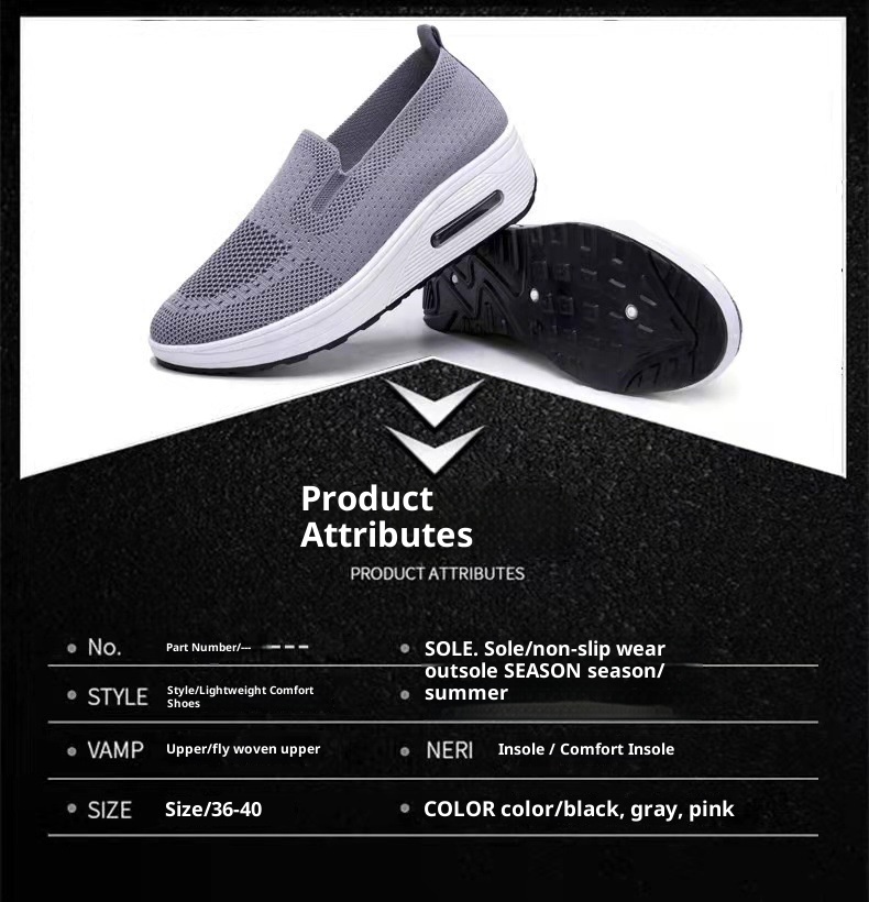 001 Scarpe da ballo casual estive nuove 2023 alla moda, comode, traspiranti, versatili, slip-on, a dondolo_voghion.com