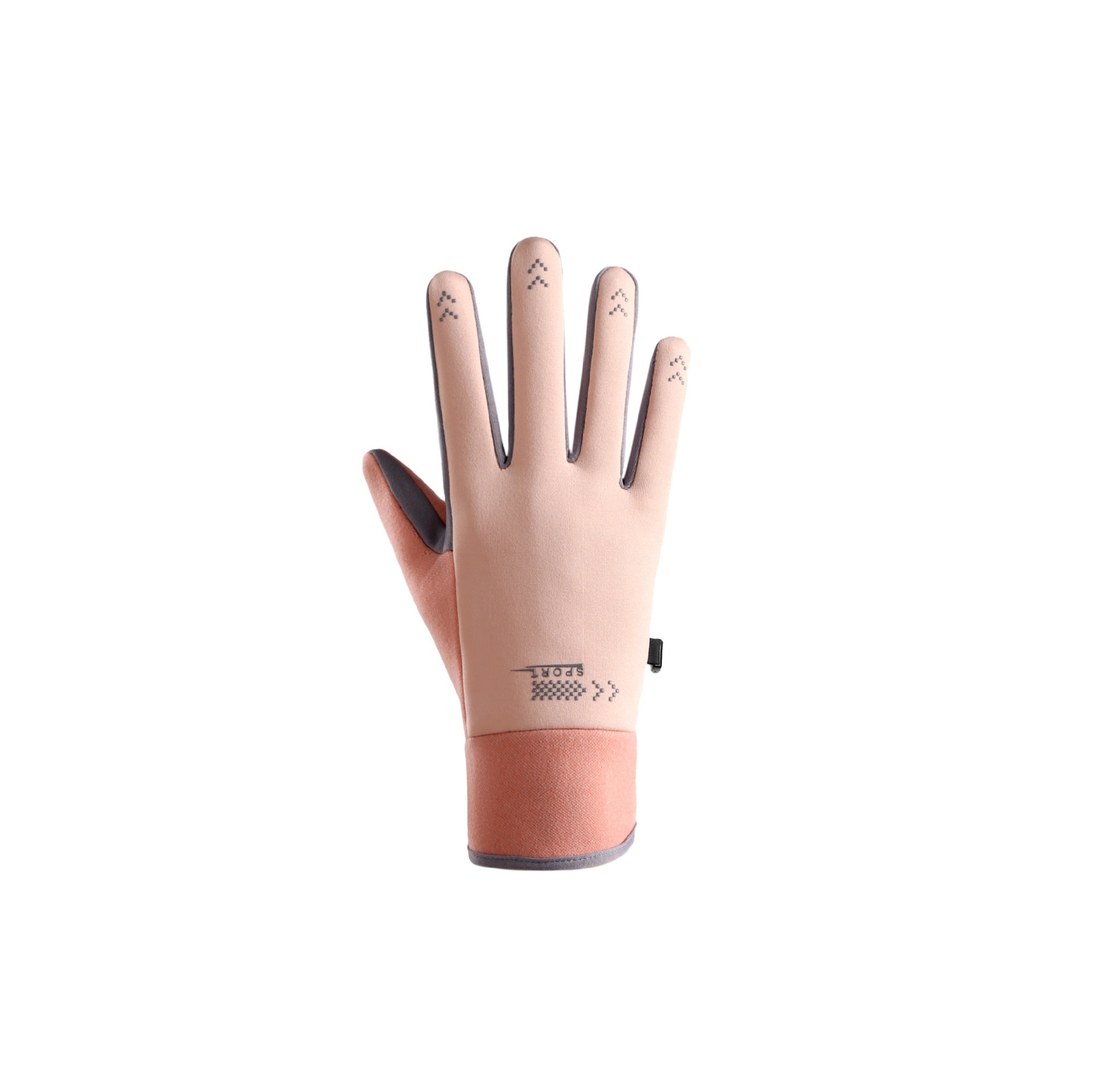 ActiveGo Autumn Winter Fleece-Lined Warm Outdoor Sports Cold-Proof Touchscreen Derong Driving Riding Ski Gloves For Men And Women_voghion.com