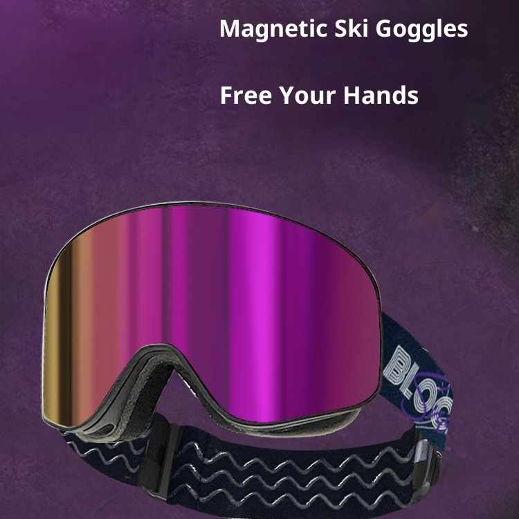 001 New Ski Winter Outdoor Sports Double Layer Anti-Fog Snowboard Goggles With Prescription Slot_voghion.com