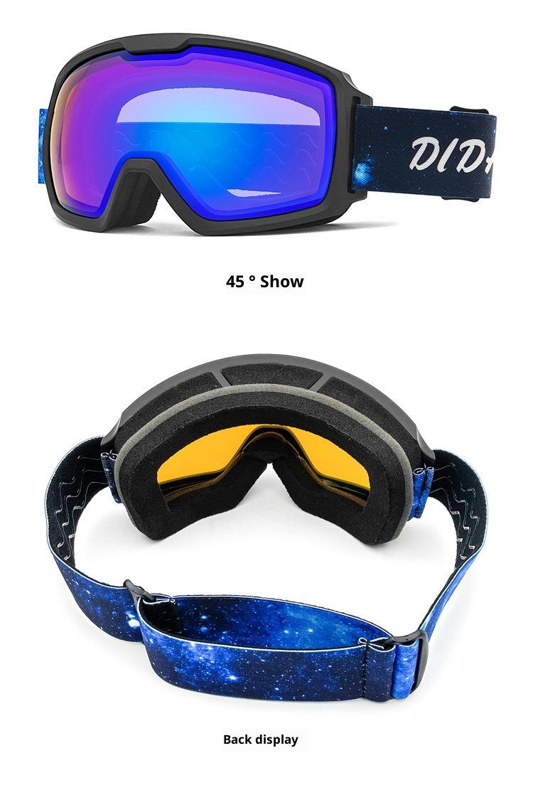 001 Occhiali da neve per bambini, ragazzi e ragazze, traspiranti, antiappannamento, cilindrici, da uomo_voghion.com