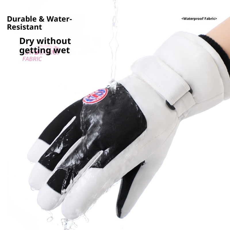 ActiveGo Winter-Radbekleidung für Erwachsene, Touchscreen-kompatibel, warm, mit Fleece gefüttert, dickwandig, kälte- und winddicht, für Damen und Herren, geeignet für Radfahren und Outdoor-Aktivitäten_voghion.com