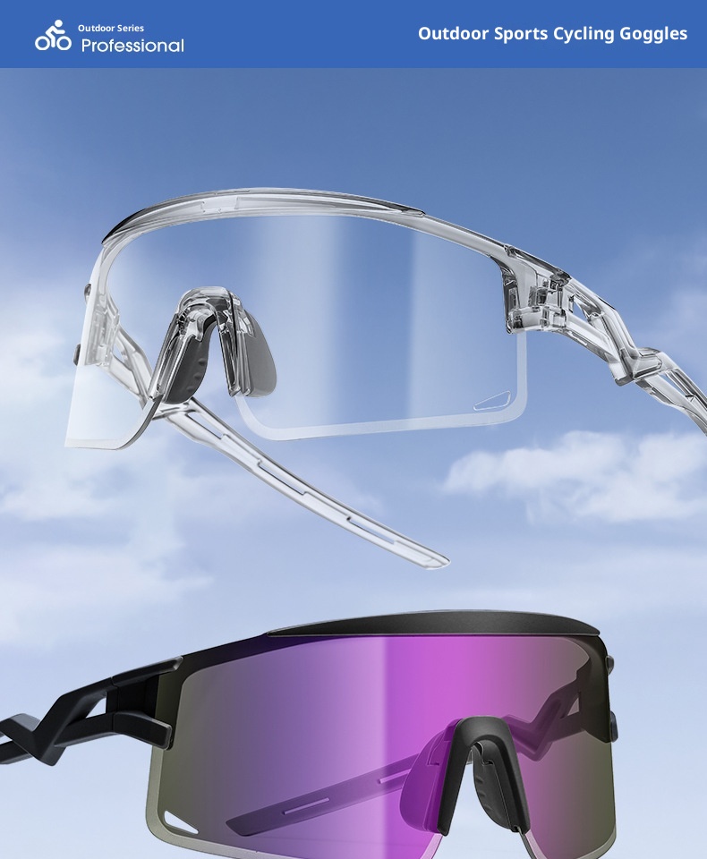 Lunettes de cyclisme intelligentes à changement de couleur 001 pour hommes et femmes, protection UV, lunettes de vélo, de course à pied et de ski en extérieur, résistantes à la poussière_voghion.com