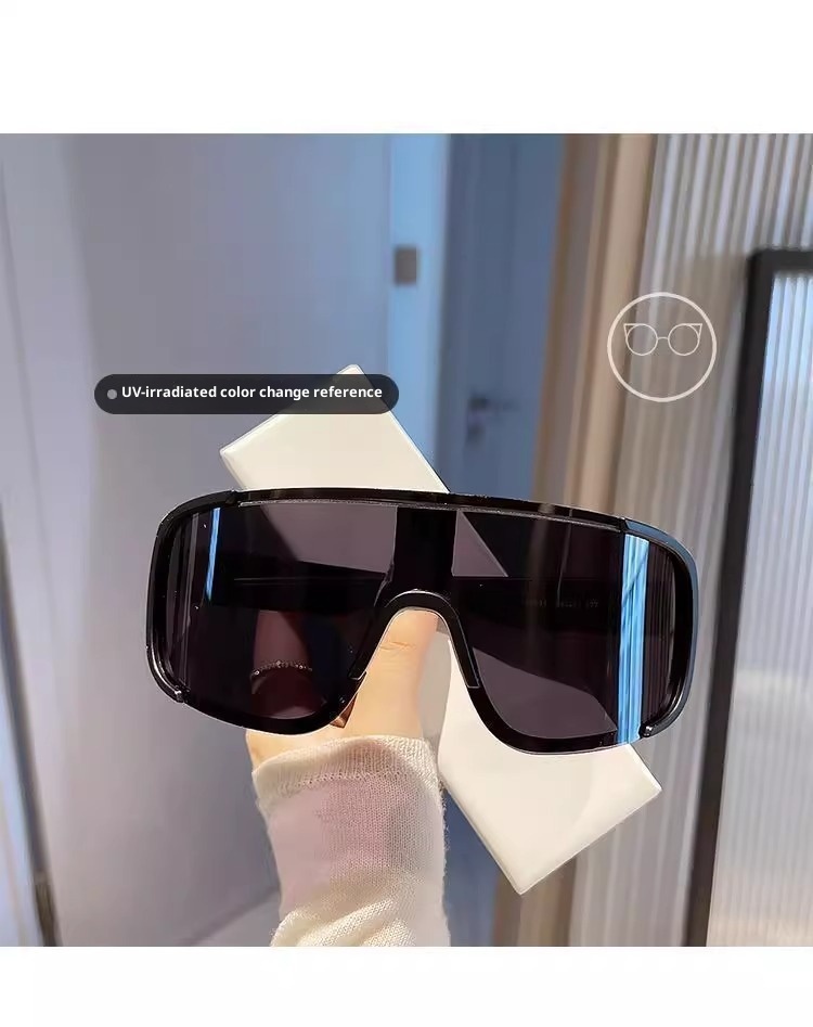 001 Riding Day Night Dual-use Sunglasses For Men And Women, Large Face Windproof Photochromic Cycling Glasses, Trendy_voghion.com