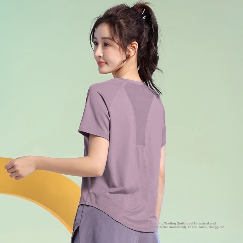 Yoga Set For Women Running Sports Gym Morning Run New Professiona Quick-Dry Cothing Spring Summer Fashion High-End_voghion.com