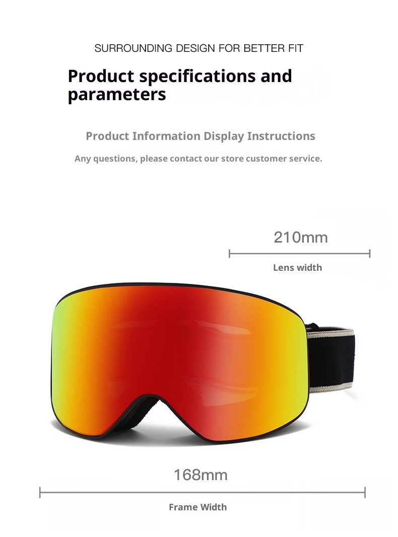 001 Cross-border New Double-layer Anti-fog Ski For Men And Women, Wholesale Outdoor Mountaineering Windproof Goggles_voghion.com