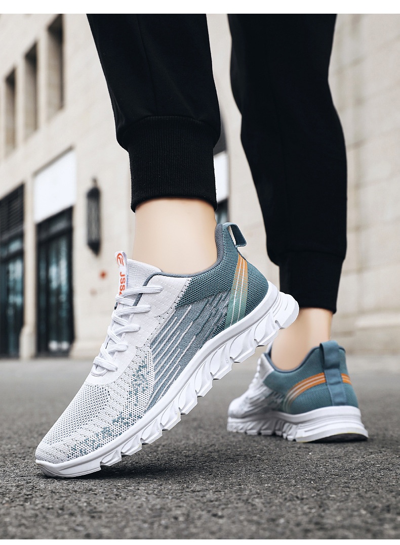 001 2025 Autumn New Sneakers Export Men's One-Piece Dropshipping Lace-Up Running Fashion Trend Shoes For Men_voghion.com