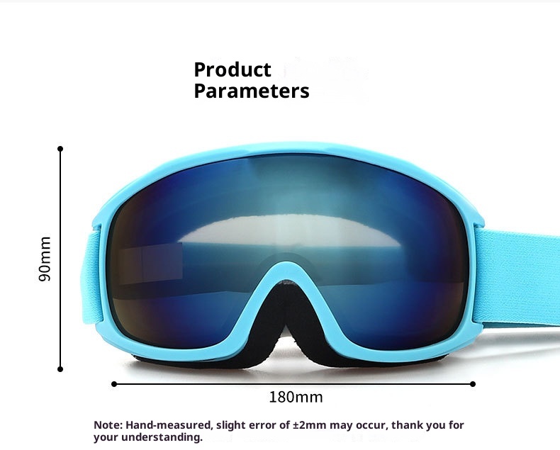 001 Manufacturer In-Stock Spherical Double-Layer Anti-Fog Ski Glasses Prescription Adult Snow Protective Goggles_voghion.com