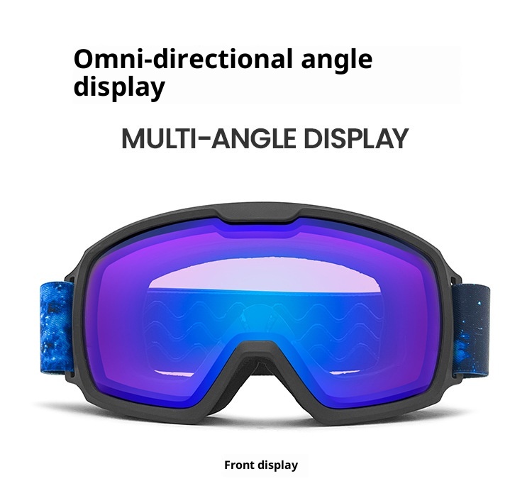 001 Occhiali da neve per bambini, ragazzi e ragazze, traspiranti, antiappannamento, cilindrici, da uomo_voghion.com