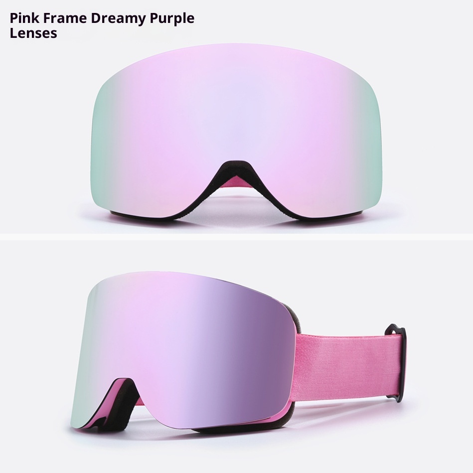 001 Cylindrical Full Real Film Ski REVO Double Layer Anti-Fog Windproof Snow Goggles Compatible With Prescription/HX16_voghion.com