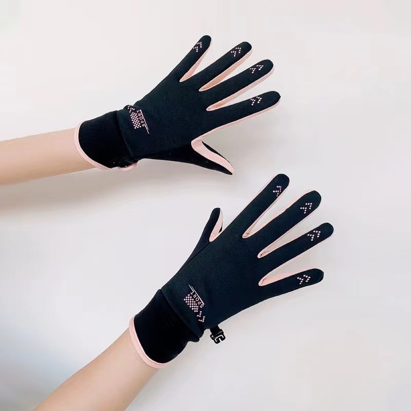 ActiveGo Autumn Winter Fleece-Lined Warm Outdoor Sports Cold-Proof Touchscreen Derong Driving Riding Ski Gloves For Men And Women_voghion.com