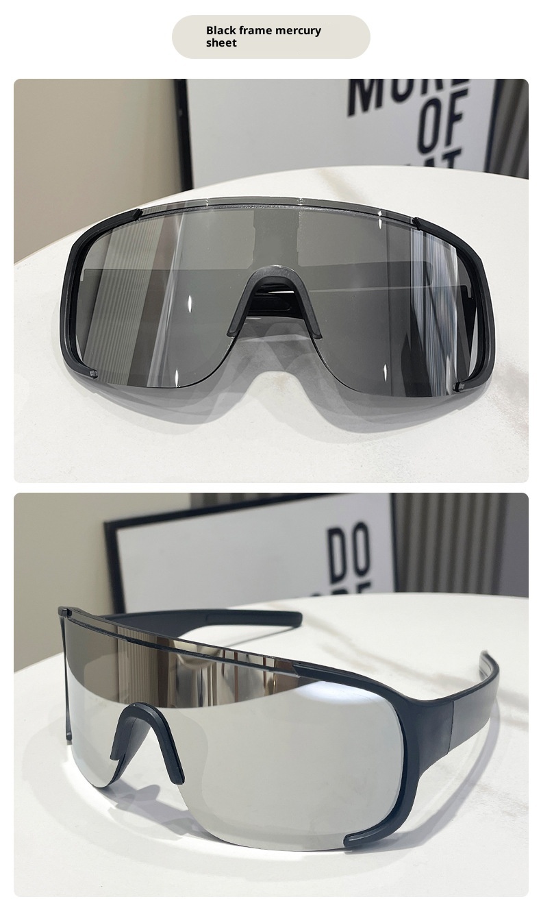 Gafas de esquí y montaña para hombre, resistentes al viento, para ciclismo y deportes al aire libre, con montura grande y gafas de sol integradas. Modelo 001._voghion.com