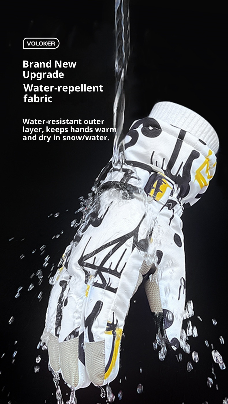 Guanti da ciclismo da uomo ActiveGo da sci invernali per sport all'aria aperta, caldi, foderati in pile, antivento, impermeabili, touchscreen_voghion.com
