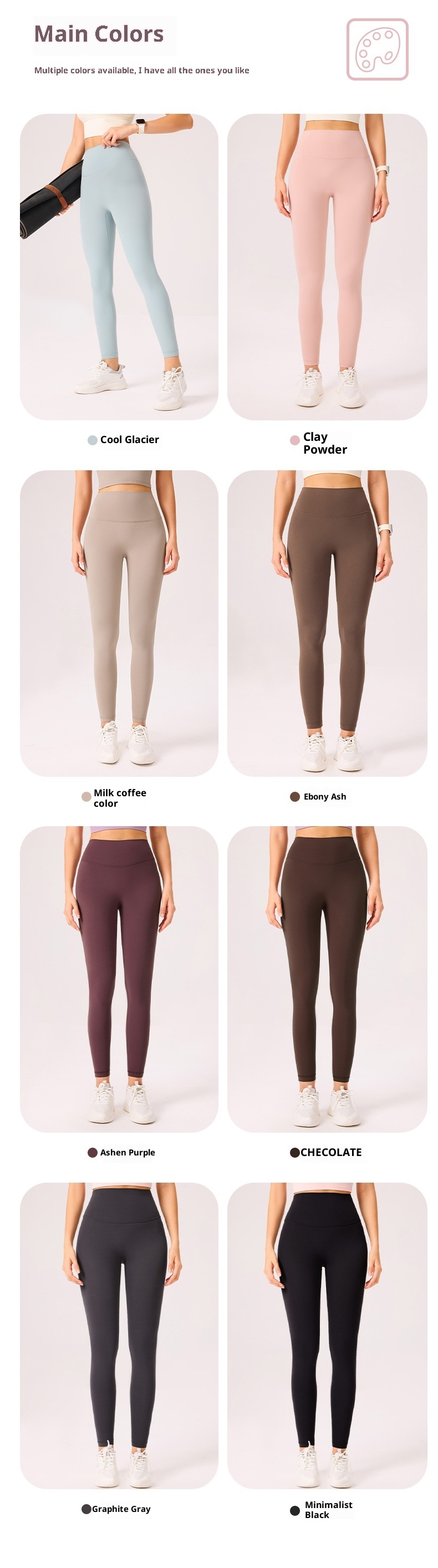 Nude Feel Yoga High Waist Wearable Without Embarrassing Lines Hip Lift Tummy Control Fitness Shark Pants Thin Leggings_voghion.com