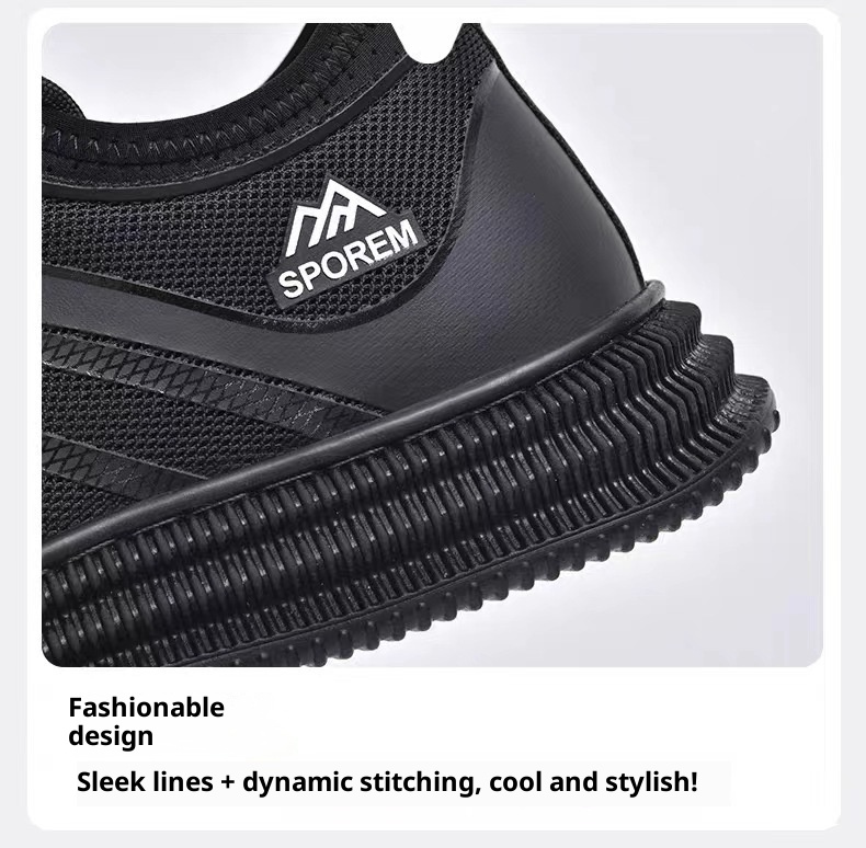 001 Cross-Border Comfortable Lace-Up Casual Trendy Round Toe Internet Celebrity Same Style Lightweight Breathable Wholesale_voghion.com